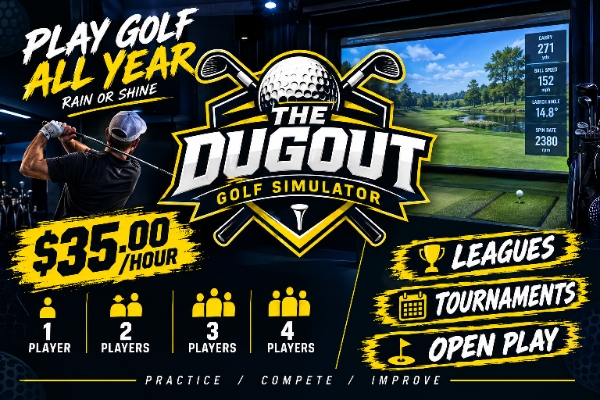 The Dugout Golf Simulator - Play Golf All Year